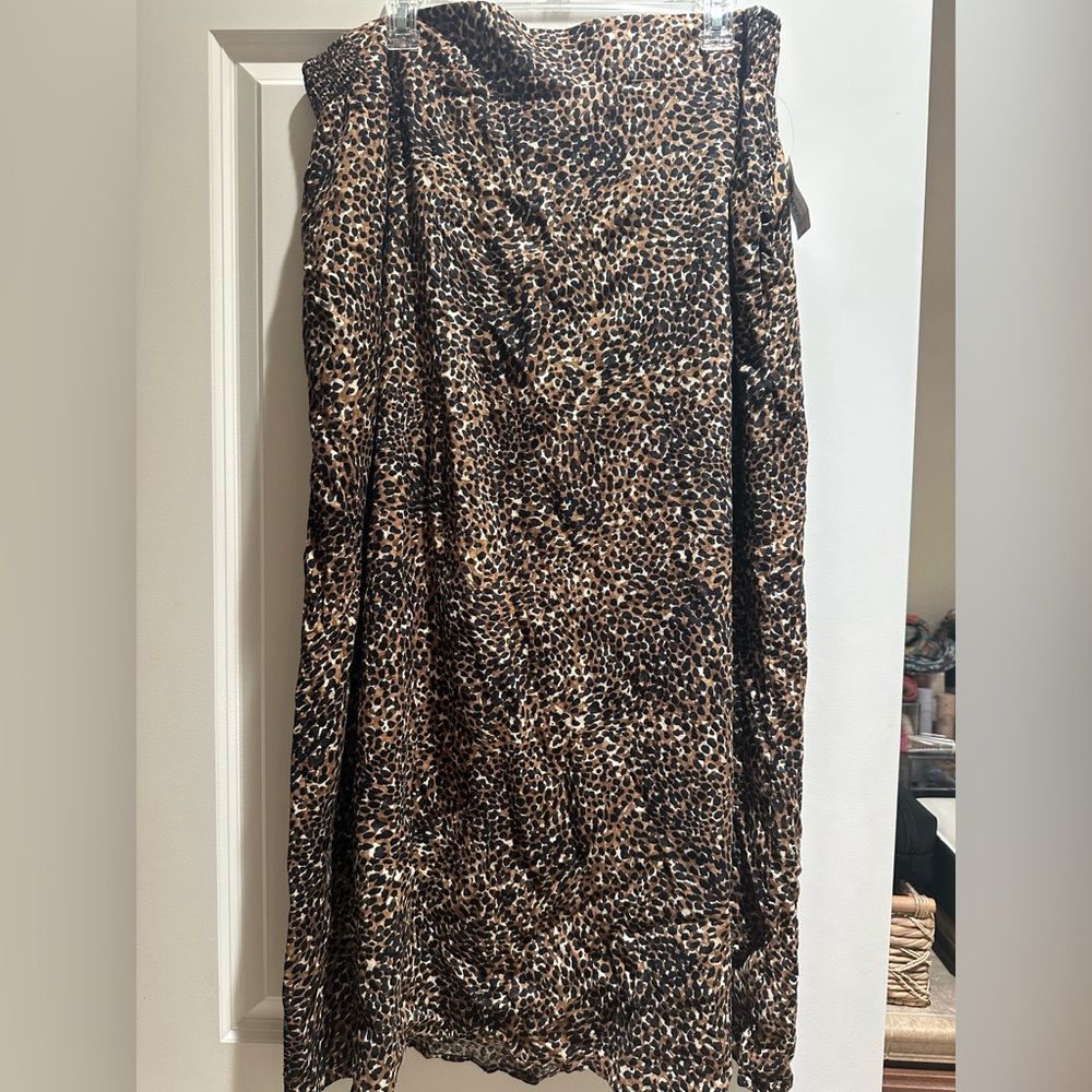 Chic Animal Print Skirt